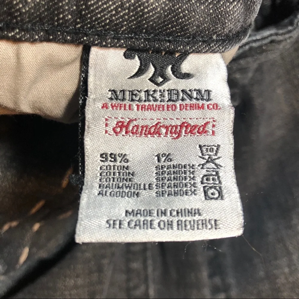 MEK DNM distressed St. Petersburg slim boot jeans - Picture 6 of 16